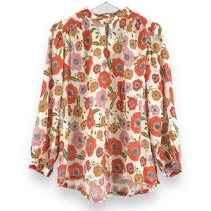 Trovata Bailey Floral Blouse in Poppy